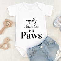 Meine große Schwester hat Paws Hund Lover Baby