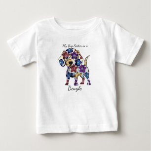 Meine große Schwester ist Beagle Bodysuit Baby T-shirt