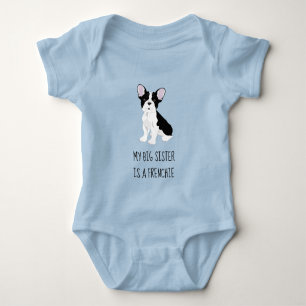 Meine große Schwester ist eine Franzose Onsie Baby Strampler