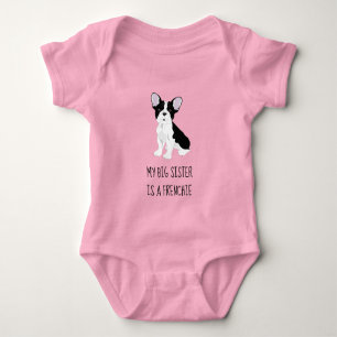 Meine große Schwester ist eine Franzose Onsie Baby Strampler
