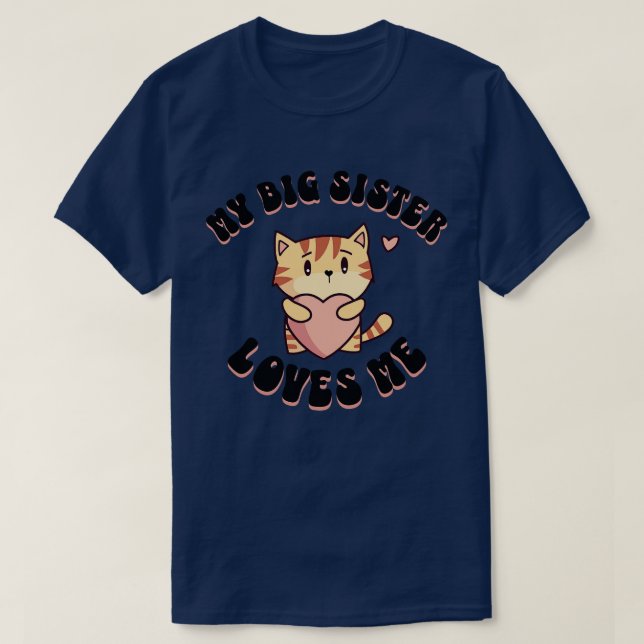 Meine große Schwester Liebe T-Shirt (Design vorne)