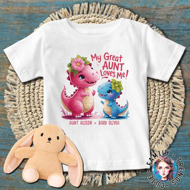 Meine große Tante-Liebe Baby T-shirt (Von Creator hochgeladen)