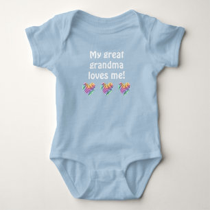 Meine großen Oma-Lieben Ich Baby Bodysuit Strampler