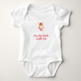 Meine großen Schwestern Liebe Me Baby Bodysuit Baby Strampler