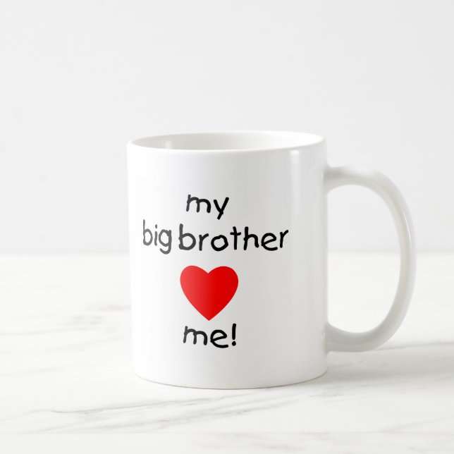 Meine großer Bruder-Lieben ich Kaffeetasse (Rechts)
