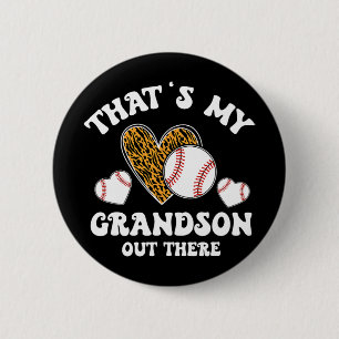 Meine Großmutter da draußen gibt Frauen Baseball-O Button