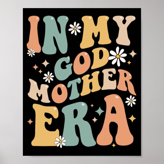 Meine Großmutter Era Lover Groovy Retro Mama Funny Poster (Vorne)