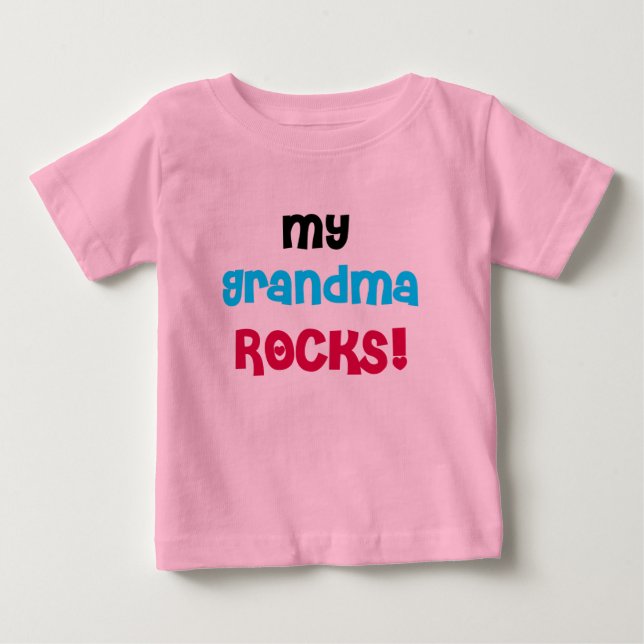 Meine Großmutter-Felsen Baby T-shirt (Vorderseite)