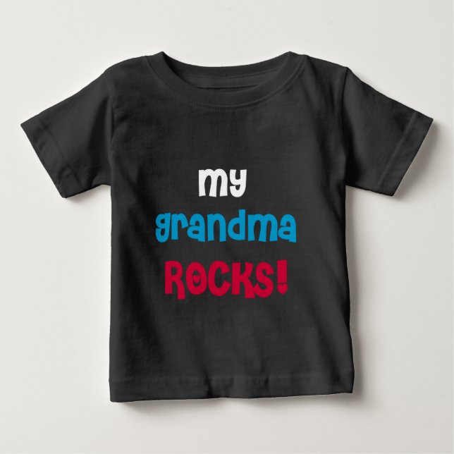 Meine Großmutter-Felsen Baby T-shirt (Vorderseite)