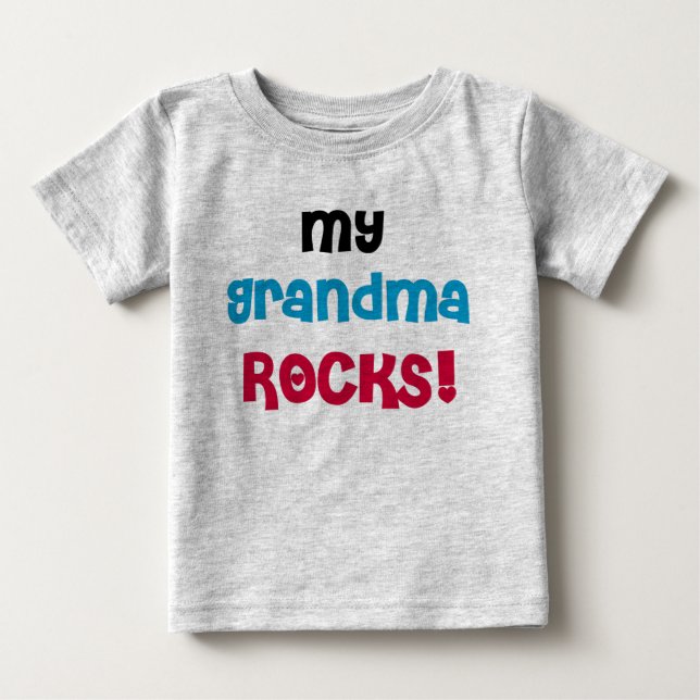 Meine Großmutter-Felsen Baby T-shirt (Vorderseite)
