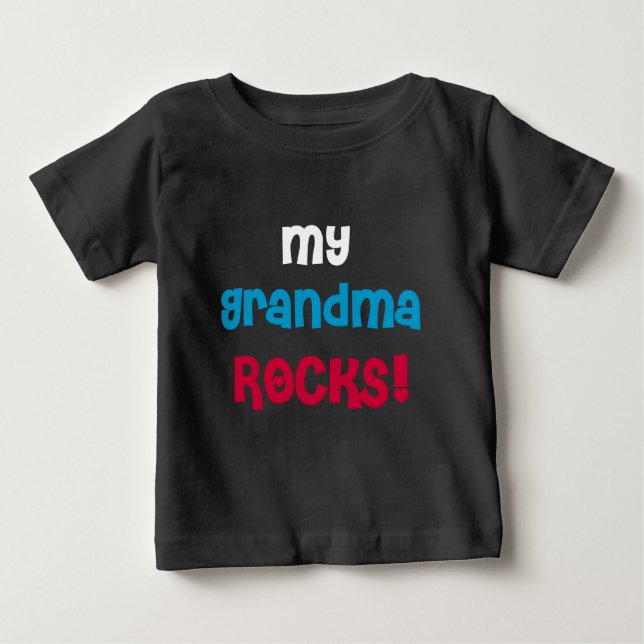 Meine Großmutter-Felsen Baby T-shirt (Vorderseite)