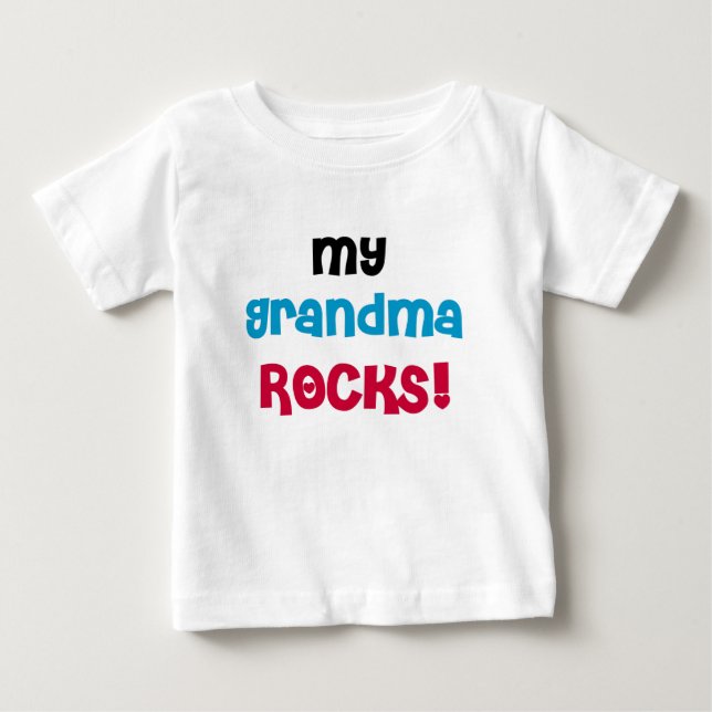 Meine Großmutter-Felsen Baby T-shirt (Vorderseite)