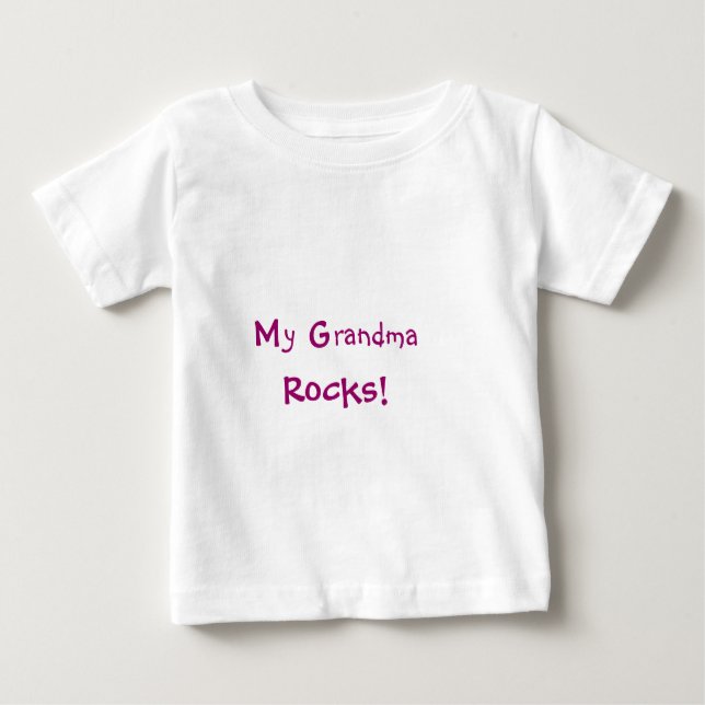 Meine Großmutter-Felsen! Baby T-shirt (Vorderseite)