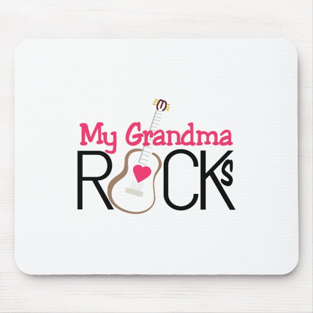 Meine Großmutter-Felsen Mousepad (Vorne)