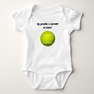 Meine Großmutter ist am Tennis fantastisch Baby Strampler