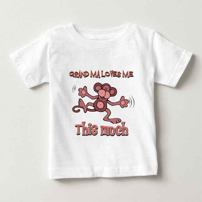 Meine Großmutter-Lieben ich dieses viel Baby T-shirt (Vorderseite)