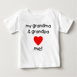 meine Großmutter- u. Großvater-Liebe ich Baby T-shirt