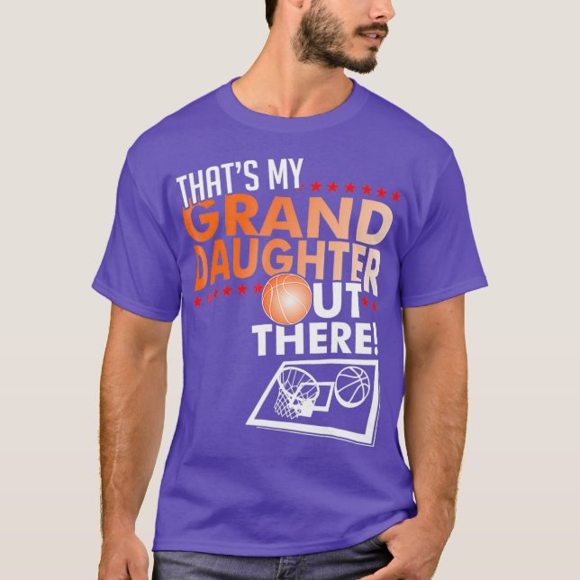 Meine Großtochter Basketball Opa Oma T-Shirt (Vorderseite)