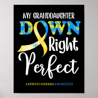Meine Großtochter nach unten Perfect-Down-Syndrom Poster