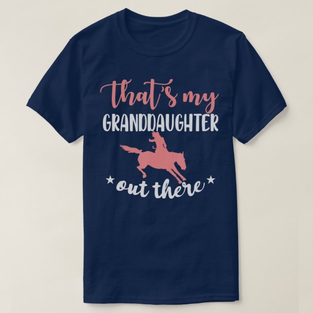 Meine Großtochter Oma von Pferderennfahrer Gran T-Shirt (Design vorne)