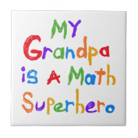 Meine Großvater-Mathesuperhero-T - Shirts und