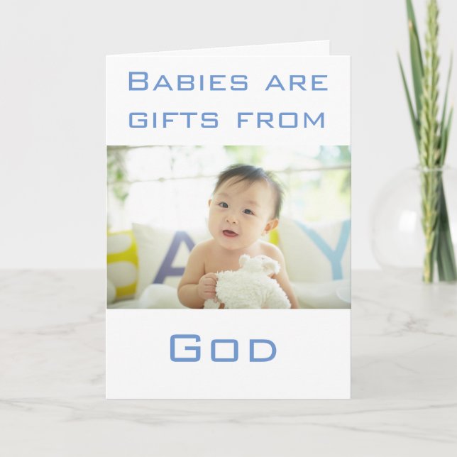 Meine Grußkarte Collection Baby Dusche Karte (Vorderseite)