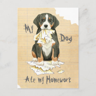 Meine GSMD-Ate meine Hausaufgaben Postkarte