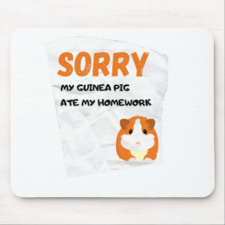 Meine Guinea Schweinchen Ate My Hausaufgaben Class Mousepad