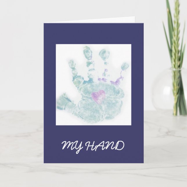 MEINE HAND KARTE (Vorderseite)