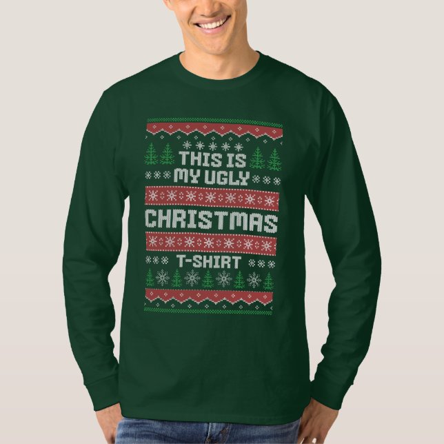 Meine hässlichen Weihnachten T-Shirt (Vorderseite)