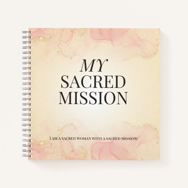 Meine heilige Mission - Sacred Journal Notizbuch (Vorderseite)