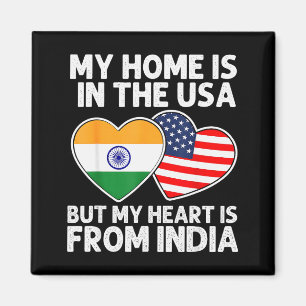 Meine Heimat USA, mein Herz Indien, indisch-amerik Magnet
