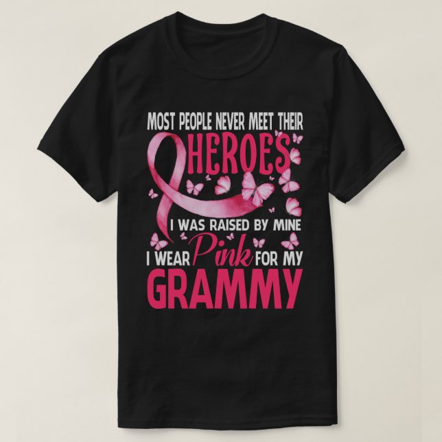 Meine Helden, die ich für meinen GRAMMY-Brustkrebs T-Shirt (Design vorne)