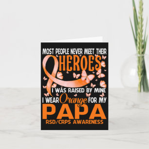 Meine Helden ich Orange für meine Papa Rsd Crps Aw Karte