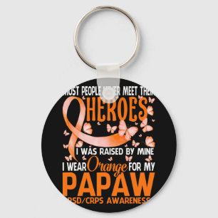 Meine Helden ich Orange für meine Papaw Rsd Crps A Schlüsselanhänger