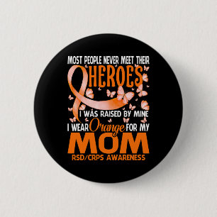 Meine Helden trage ich Orange für meine Mama Rsd C Button