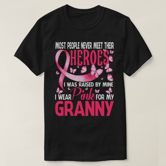 Meine Helden trage ich rosa für meinen grANNY Brus T-Shirt (Design vorne)