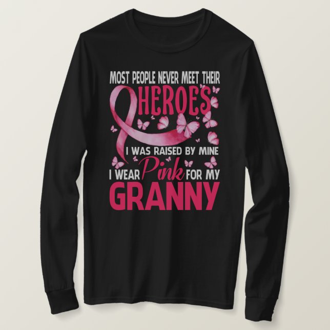 Meine Helden trage ich rosa für meinen grANNY Brus T-Shirt (Design vorne)