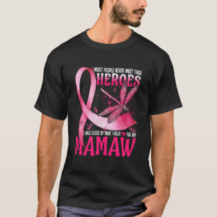 Meine Helden tragen rosa für meinen Mamaw Brustkre T-Shirt