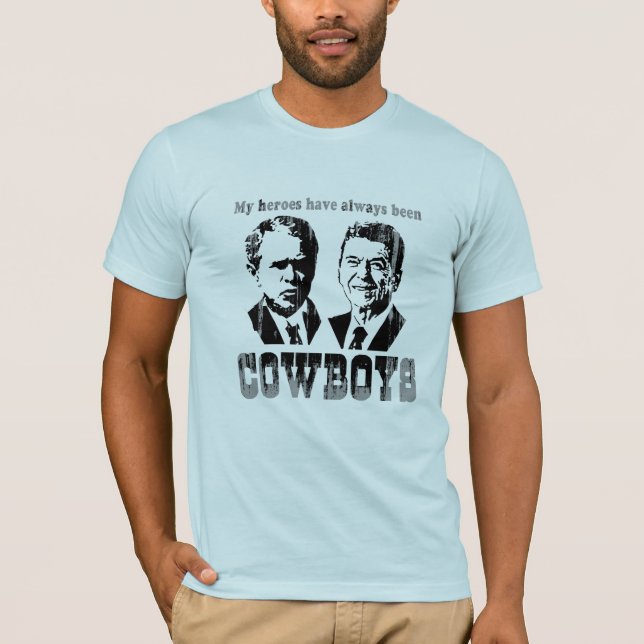 Meine Helder sind immer Cowboys Faded.png gewesen T-Shirt (Vorderseite)