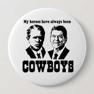 Meine Helder sind immer Cowboys gewesen Button