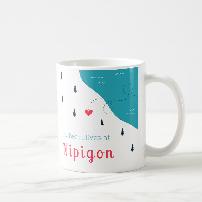 Meine Herz-Leben an Nipigon Tasse (Rechts)