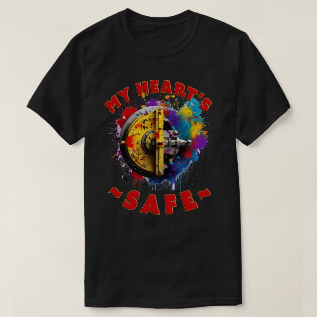 Meine Herzen sind sicher T-Shirt (Design vorne)