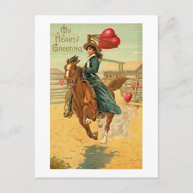 Meine herzliche Begrüßung Postkarte (Vorderseite)