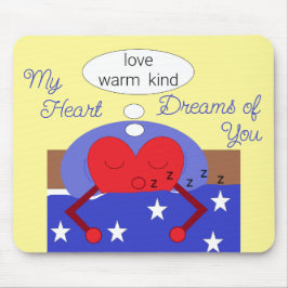 Meine Herzträume von dir Mousepad