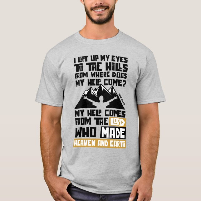 Meine Hilfe kommt vom Herrn T-Shirt (Vorderseite)