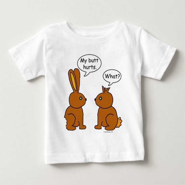 Meine HinternHurts! - Was? Baby T-shirt (Vorderseite)