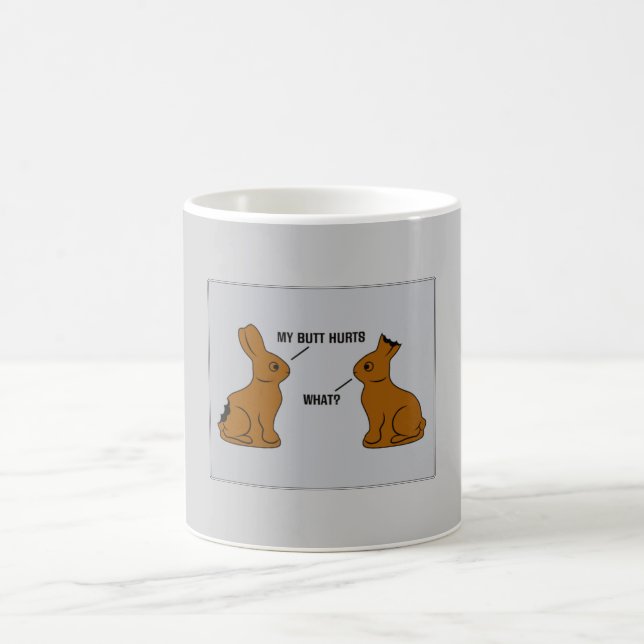 Meine HinternHurts. Was? Tasse (Mittel)