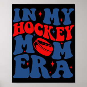 Meine Hockey-Mama Era Groovy Ice Hockey Mama Mama  Poster