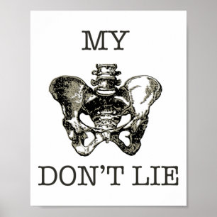 Meine Hüften lassen kein sonniges Tanzen Skeletton Poster